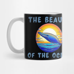 The beauty of the ocean whale Mug